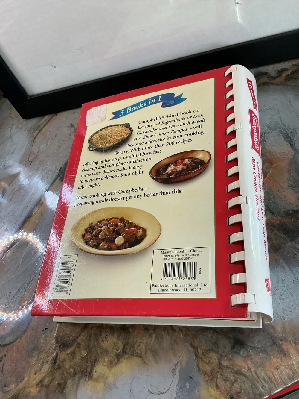 Campbell's 3 Books in 1: 4 Ingredients or Less Cookbook, Casseroles and One-Dish